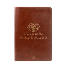 Bíblia de Estudo Max Lucado (NVI, capa em courosoft marrom, Leitura Perfeita): Nova Versão Internacional