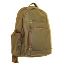 MOCHILA MASCULINA DE COURO COM PORTA NOTEBOOK ZUP