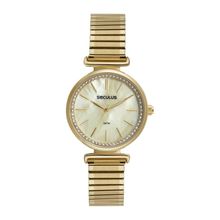 Relógio Seculus Feminino Ref:77226lpsvds1 Fashion Mola Dourado