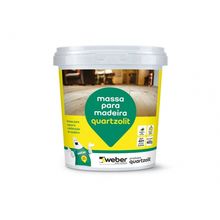 Massa P/ Madeira Quartzolit Branca 0,4Kg