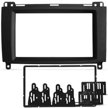Moldura 2 Din Mercedes Benz B180/B200 09/11 e Sprinter 415/515 Preta (Japonês/Chinês) - Fiamon(4089)