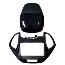 Moldura 2 Din Ford Ka Freestyle 19/21 Black Piano (Japonês/Chinês) - Fiamon(6072)