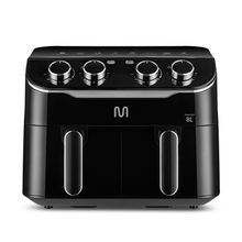 Air Fryer Multi 8L com 2 Gavetas 1800w 127v Preta - GO233 GO233