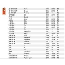 PALHETA TRASEIRO ASTRA CRUZE HONDA FIT IX35 SANTA FE