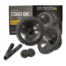 Kit 2 Vias 6" Bravox CS60BK - 130 Watts RMS