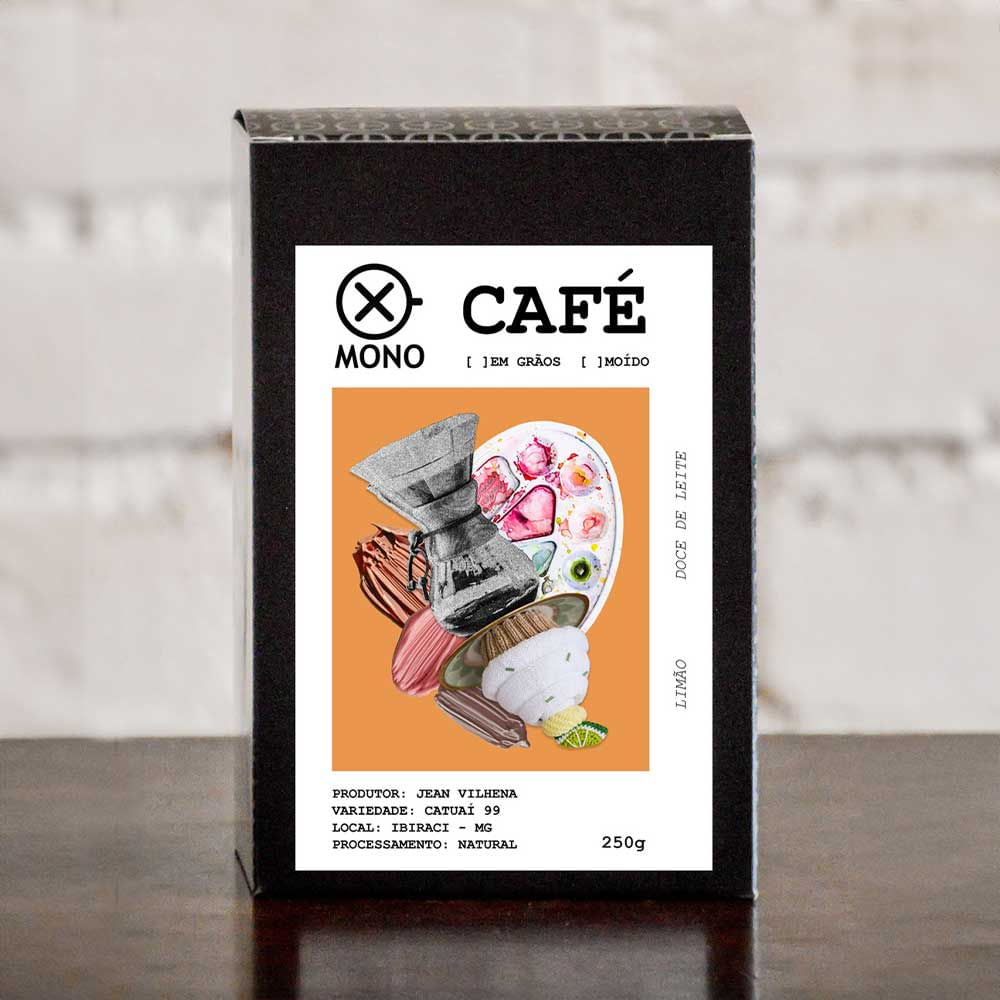 Café Mono Limão e Doce de Leite em grãos 250 g - Shop Coopera