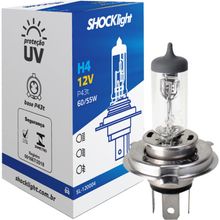 Lâmpada Halógena Shocklight Standart H4 60/55 Watts 12v - SL-120004