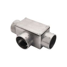 Condulete Tipo T 2.1/2 Fixo Tramontina com Tampa sem Rosca e sem Pintura