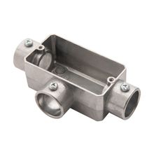 Condulete Tipo T 3/4 Fixo Tramontina sem Tampa sem Rosca e sem Pintura