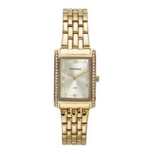 Relogio Mondaine Feminino Ref:32781lpmvde1 Retangular Dourado