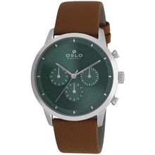 Relógio Oslo Masculino Ref: Ombsccvd0004 E1mx Slim Cronógrafo Prateado