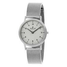 Relógio Oslo Feminino Ref: Ofbsss9t0003 G2sx Slim Prateado