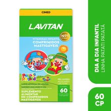Lavitan Infantil Patati Patata Uva, Limão e Laranja 60 Comprimidos