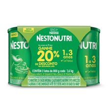 Fórmula Infantil Nestlé Nestonutri 800g Pack + Lata Nestonutri 1600g
