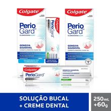 Enxaguante Bucal Gengiva Saudável Periogard Sem Álcool 250ml + Creme Dental 60g