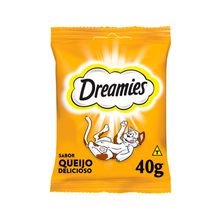 Petiscos Dreamies Queijo 40g