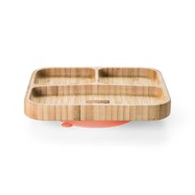 Prato Quadrado com Divisórias e Ventosa Bam N' Boo 6+M Rosa Fisher Price - BB1173OUT [Reembalado] BB1173OUT