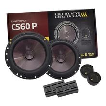 Kit 2 Vias 6" Bravox CS60P - 120 Watts RMS