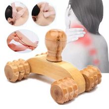 MASSAGEADOR SML CARRINHO DE MADEIRA MADEROTERAPIA PORTÁTIL CORPORAL RELAXANTE MASSAGEM ANTI STRESS