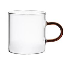 Dupla de Caneca Vidro Boro Alça Ambar 100 ml - Mimo Style