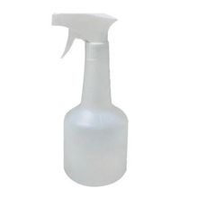 Kit 4 Frascos Borrifador Pulverizador 500Ml Válvula Branco