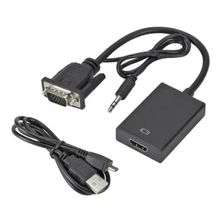 Conversor Vga Macho Para Hdmi Fmea Notebook Pc