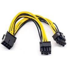 Cabo duplicador pci-express 8 pinos p/ 2 de 8 Pinos Mineração