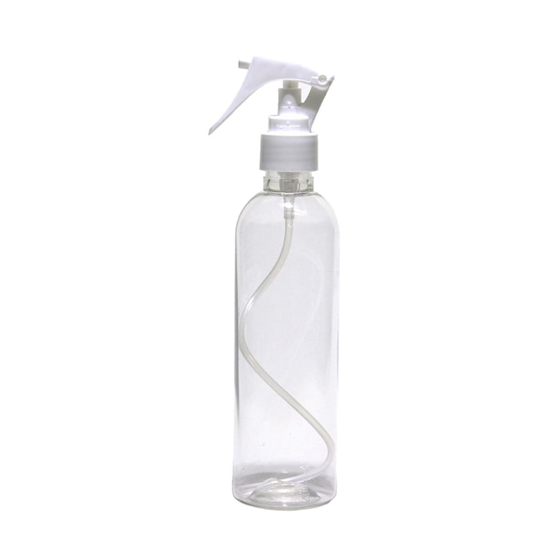 5 Frascos Borrifador Spray 250ml Cilíndrico Alto Mg