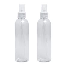 2 Frasco Spray Borrifador 250ml Cilíndrico Alto C/ Tampa Me