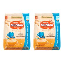 Kit 2 Mucilon 600g Sch Arroz/aveia Cada.