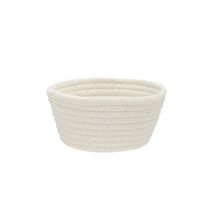 Cesto Tecido Branco 17 cm