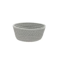 Cesto Tecido Cinza 17 cm