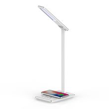 Luminaria  Led Tipo Abajur De Aluminio Com Carregador De Inducao De 10W  Cor BrancaGeonav