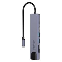 Cabo Adaptador Usb-C Para Hdmi, Ethernet  Cartões, Usb 3.0 GEONAV