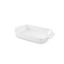 Travessa Retangular com Aba Buffet Branco 28x15,2x4cm Haus Concept