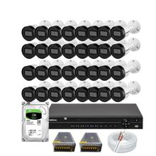 Kit Intelbras 32 câmeras Vhd 1130 30m Dvr MHDX 1232 Hd 3tb