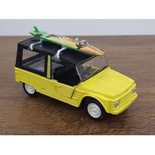 Miniatura Citroen Mehari 1968 Welly 1/36 Metal e Fricção Amarelo