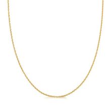 Corrente de Ouro 18k com malha cordino 40 cm