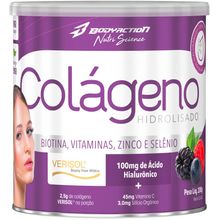Colágeno Hidrolisado Peptídeos em Pó 200g Frutas Vermelhas
