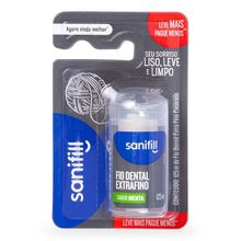 Fita Dental Sanifill Extra Fino 125 Metros Fita Dental Sanifill Leve Mais Pague Menos Extra Fino 125 Metros