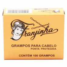 Grampo Franjinha N° 7 Preto 100 Unidades