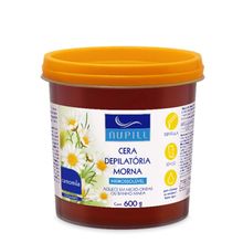 Cera Depilatória Morna Nupill Camomila Hidrossolúvel 600g