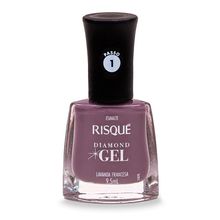 Esmalte Risqué Diamond Gel Lavanda Francesa 9,5ml Esmalte Risqu? Diamod Gel Lavanda Francesa 9,5ml