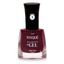 Esmalte Risqué Diamond Gel Amora Negra 9,5ml Esmalte Risqu? Diamod Gel Amora Negra 9,5ml