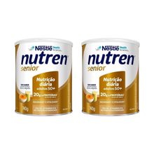 Kit 2 Suplemento Alimentar Nutren Senior Sem Sabor 740g Cada