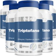 COMBO 5 L-TRIPTOFANO 250MG PRECURSOR DA SEROTONINA 5HTP 60 CAPSULAS CADA TOTAL 300 CAPS - DUOM