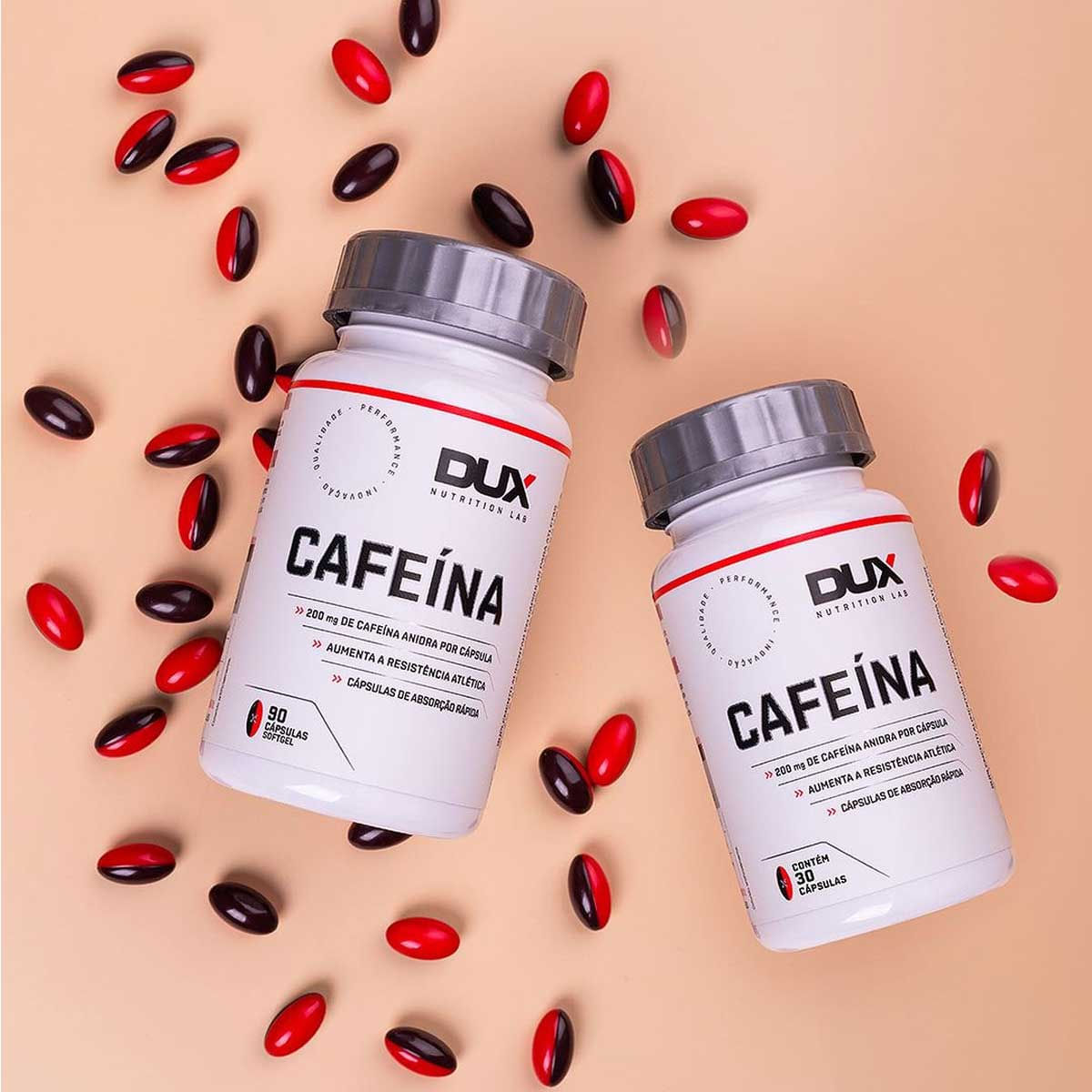 Cafeína em capsula 200mg Cafeína Anidra com 90 cápsulas Dux - Shop ...