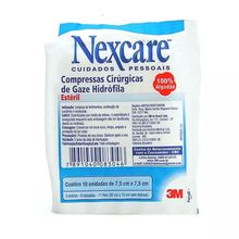 Compressa de Gaze Nexcare Estéril 10 unidades