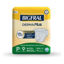 Fraldas para adultos Bigfral  Derma Plus Pequeno 9 und