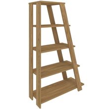 Estante Multiuso Com 05 Prateleiras Star A02 134x82 Olmo - Lyam Decor